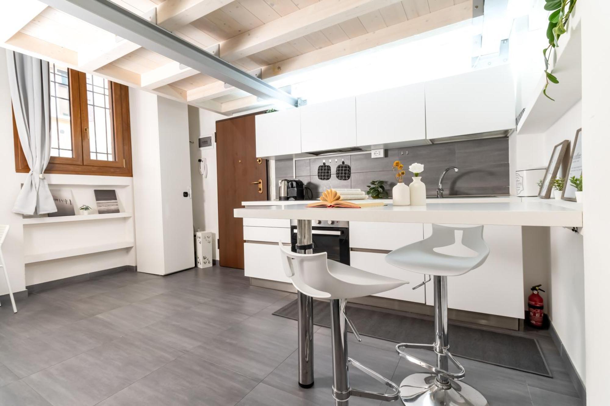 Apartmán Charming Frescoed Loft Boloňa Exteriér fotografie
